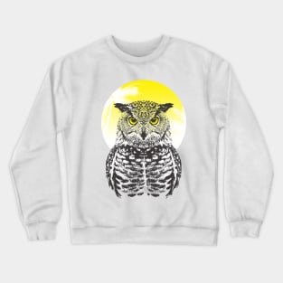 New moon owl Crewneck Sweatshirt